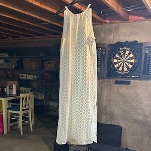 A New Day Cream Midi Dress